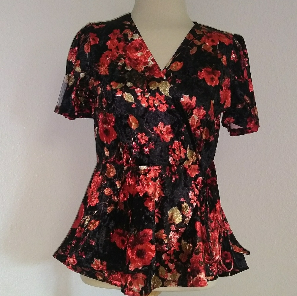 Flowered Blouse.
